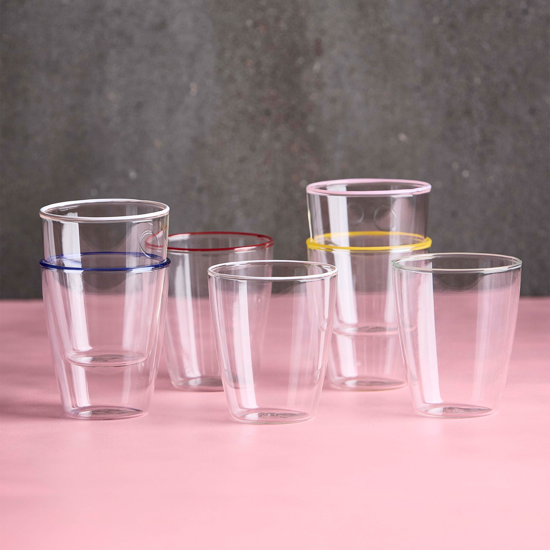 Life In Color Art drikkeglas candyfloss